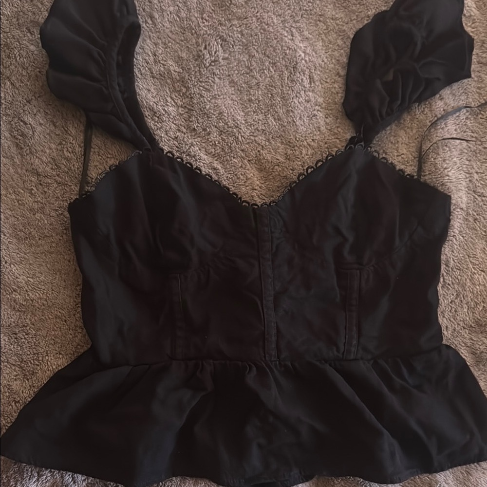 Elegant Black Women's Top